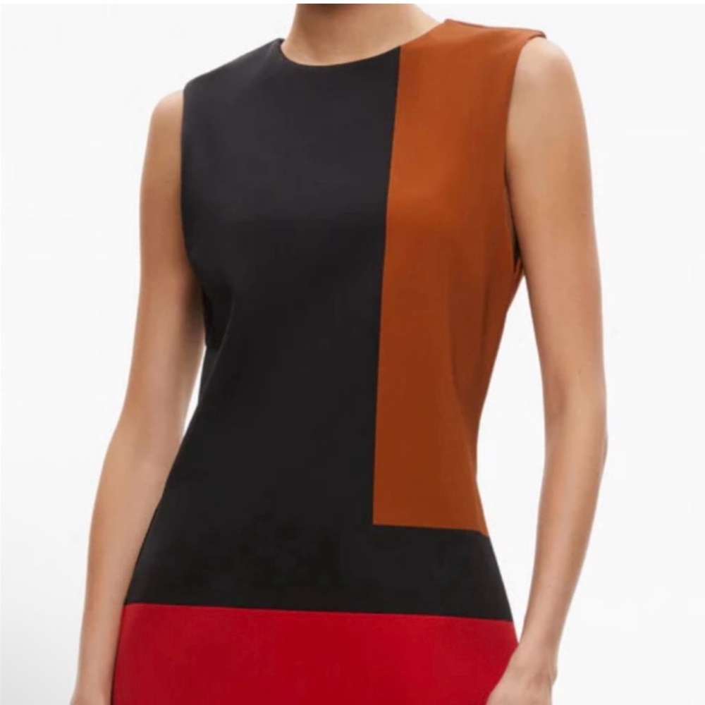 NWT Alice & Olivia Geometric Shift Dress - Picture 4 of 6